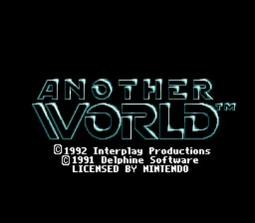 Another World (Europe) screen shot title